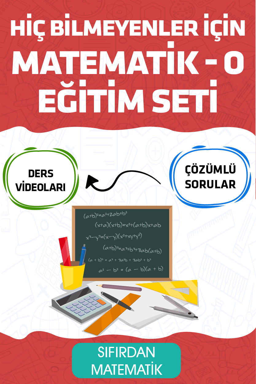 Hiç Bilmeyenler Için Matematik Sıfır Eğitim Seti