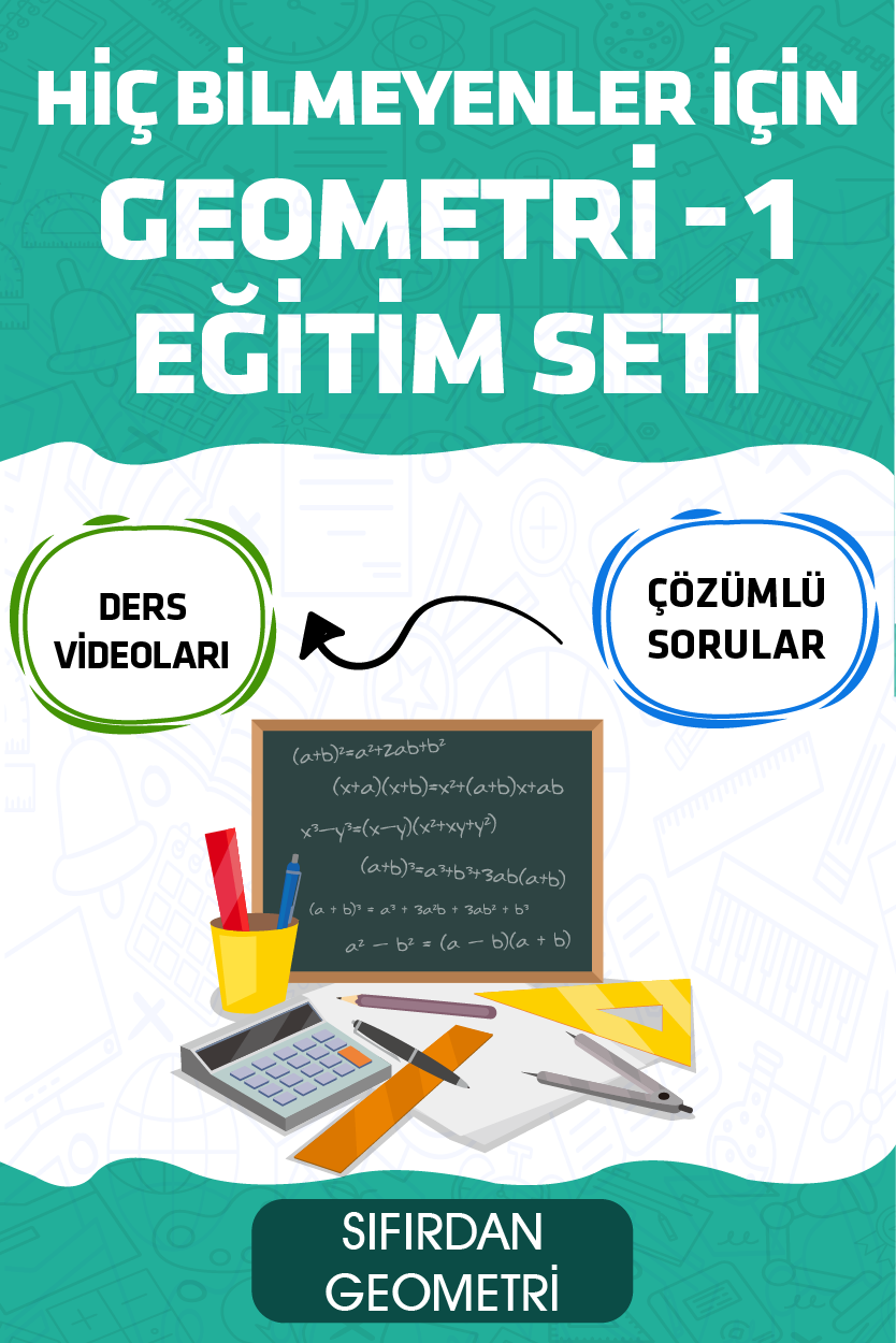 Hiç Bilmeyenler Için Geometri 1 Eğitim Seti