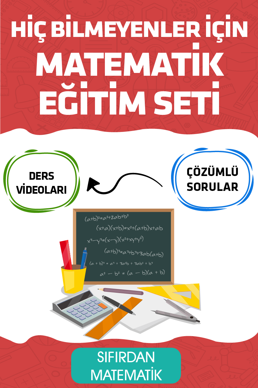 Hiç Bilmeyenler Için Matematik Eğitim Seti