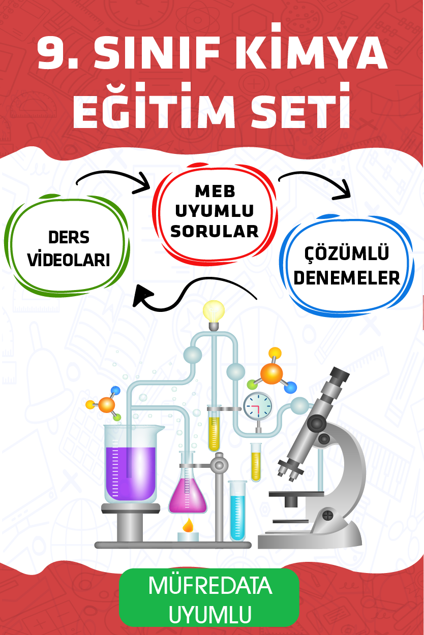 9. Sınıf Kimya Eğitim Seti