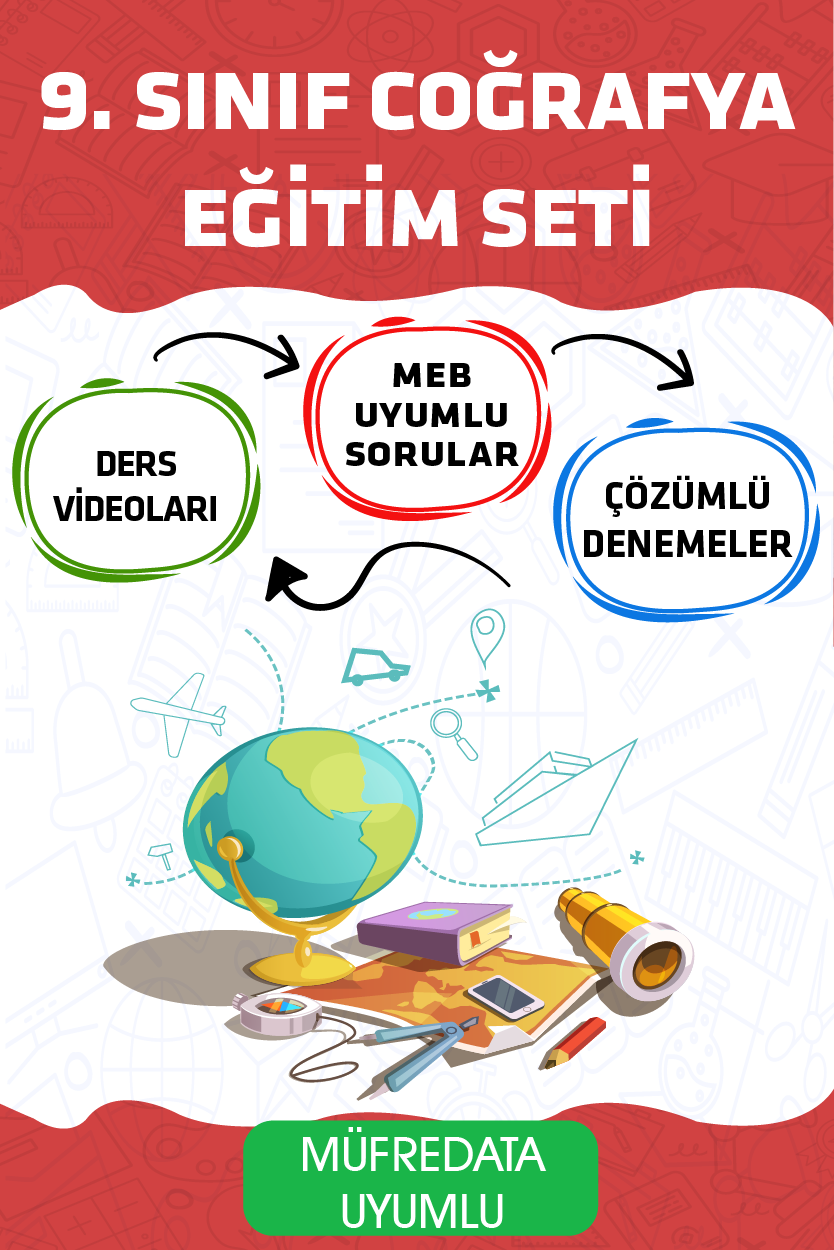 9. Sınıf Coğrafya Eğitim Seti