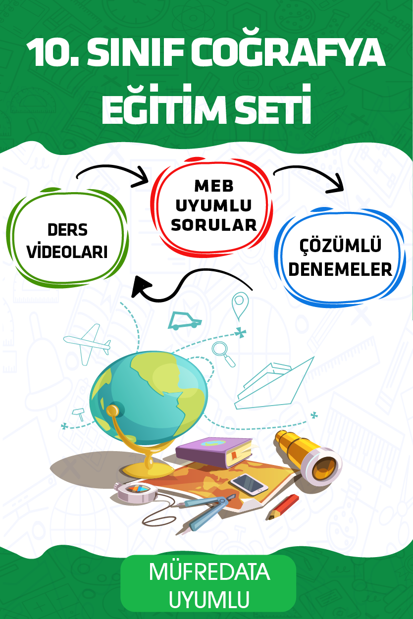 10. Sınıf Coğrafya Eğitim Seti