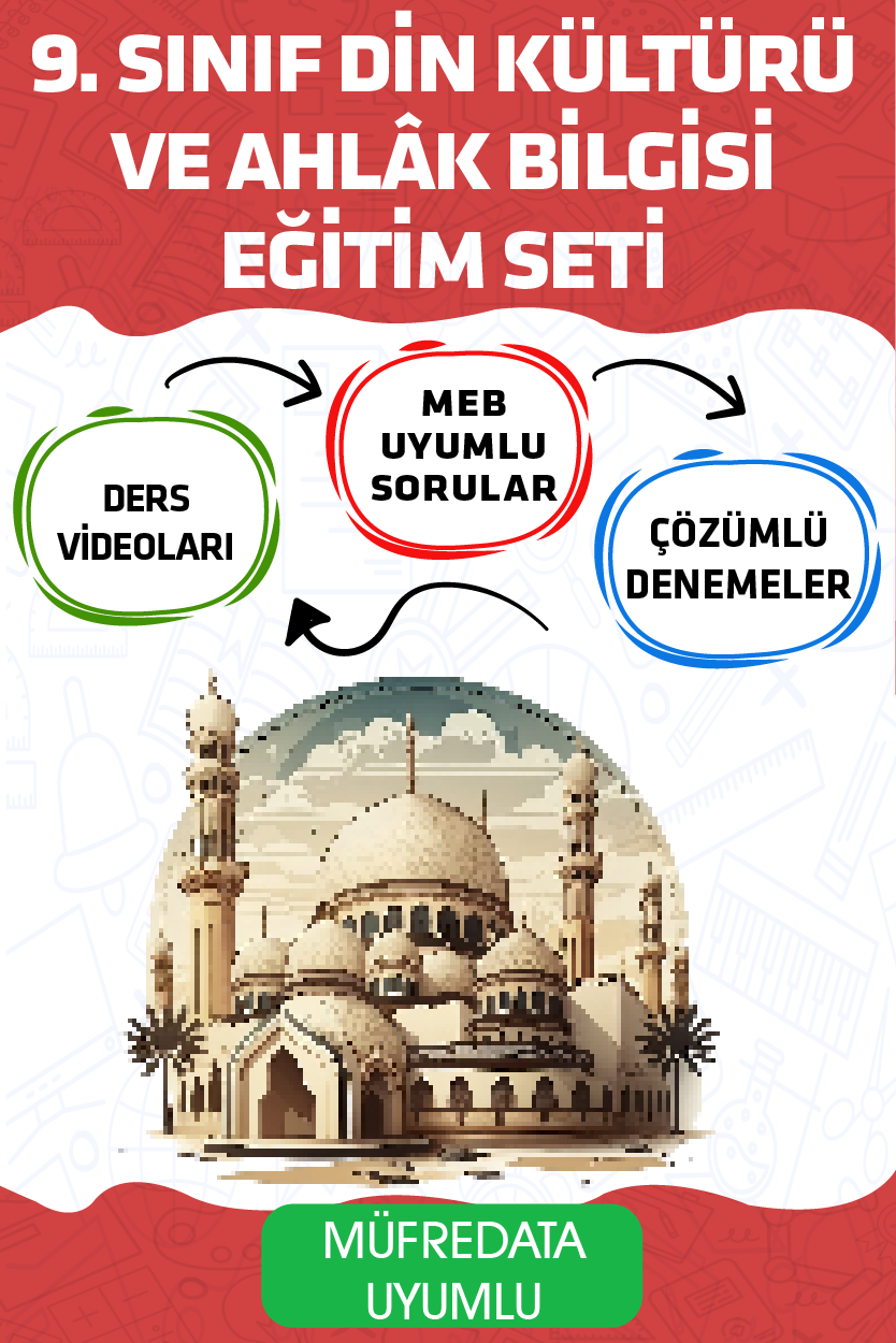 9. Sınıf Din Kültürü Ve Ahlak Bilgisi Eğitim Seti