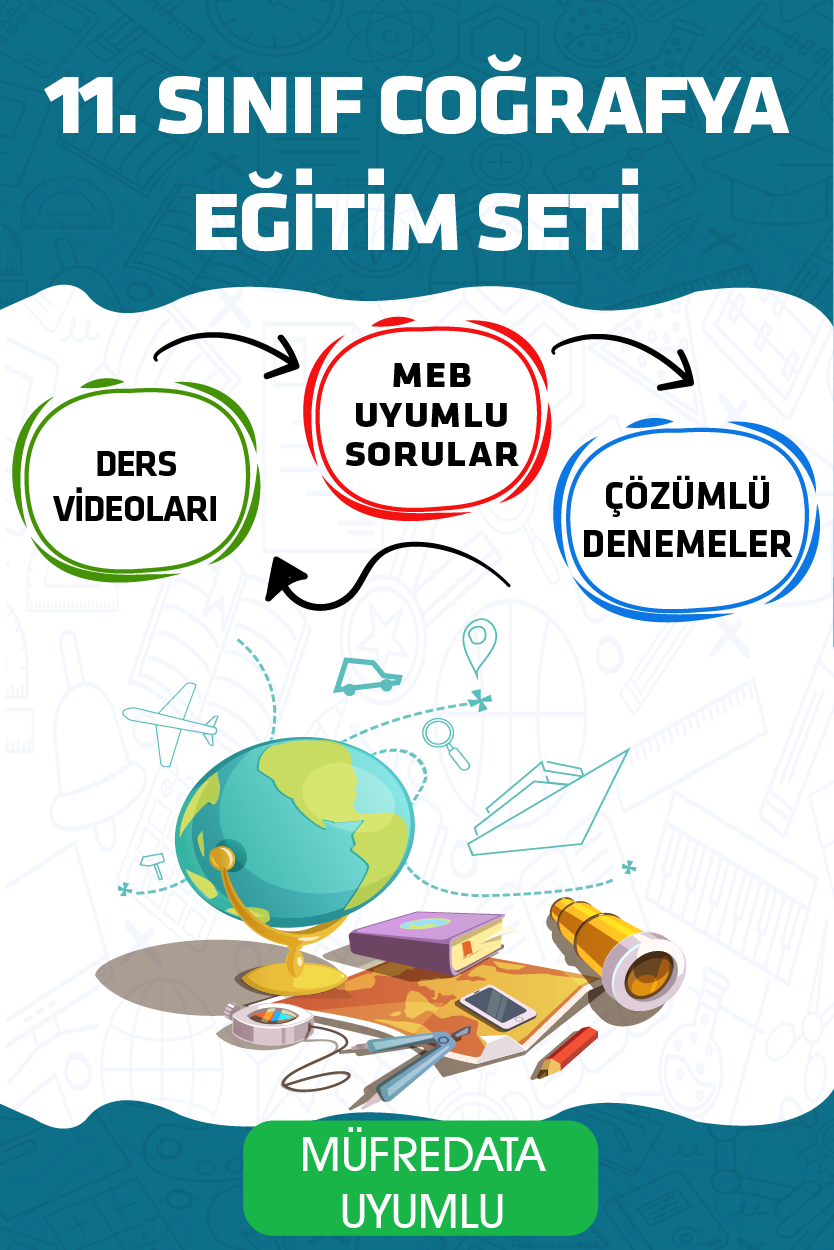 11. Sınıf Coğrafya Eğitim Seti