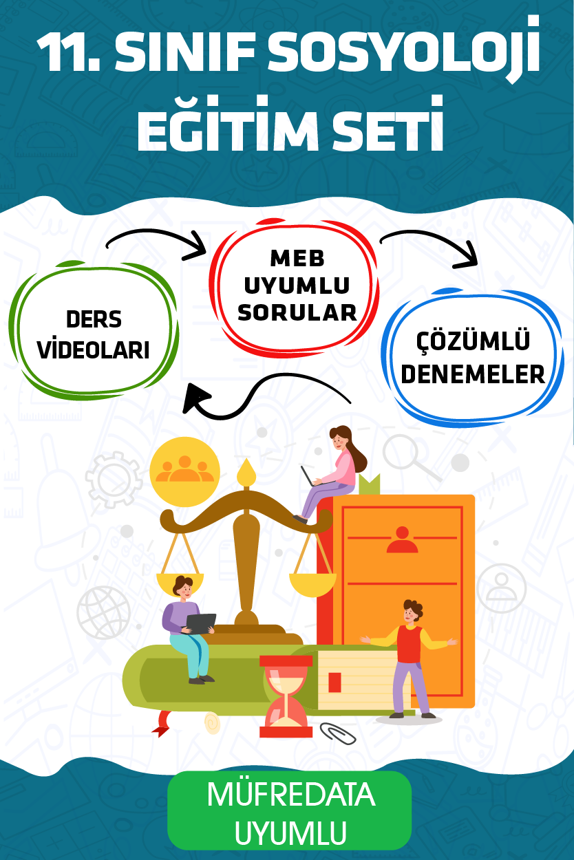 11. Sınıf Sosyoloji Eğitim Seti