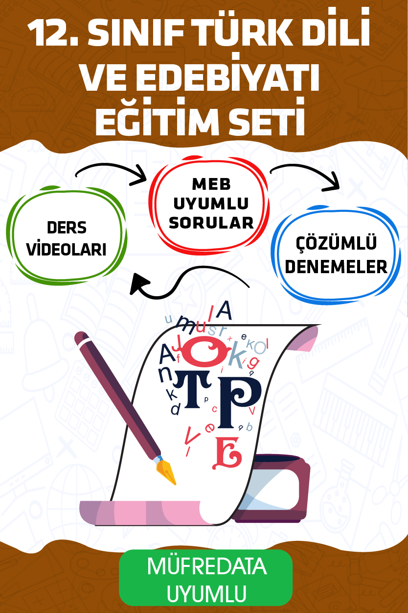 12. Sınıf Türk Dili Ve Edebiyatı Eğitim Seti