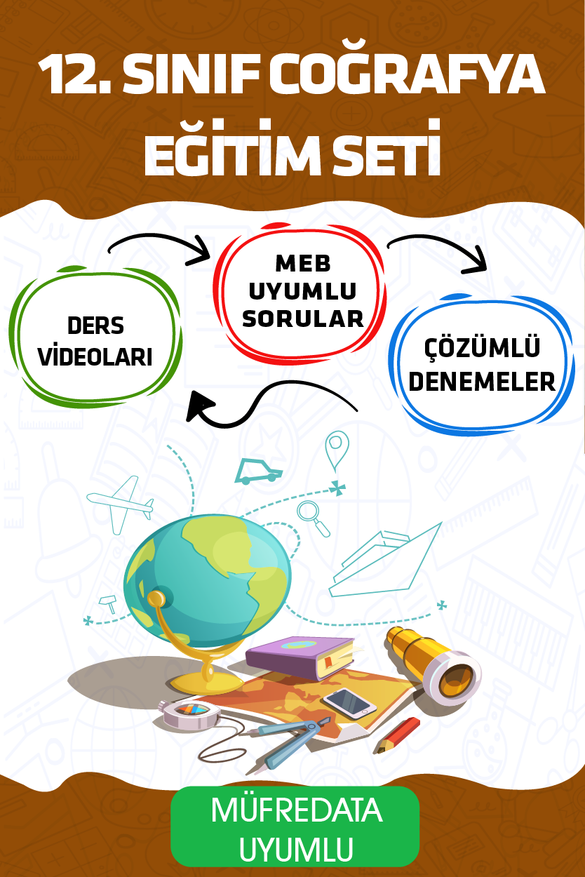 12. Sınıf Coğrafya Eğitim Seti