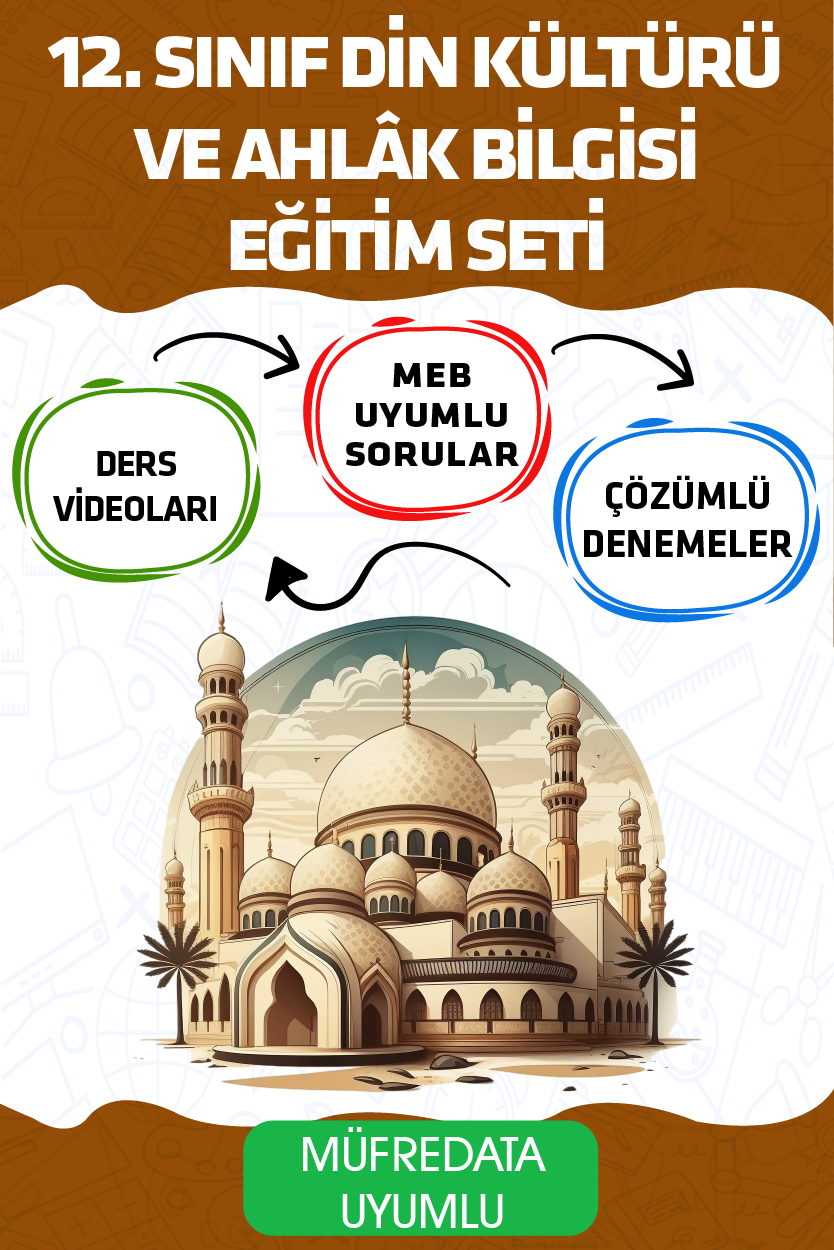 12. Sınıf Din Kültürü Ve Ahlak Bilgisi Eğitim Seti