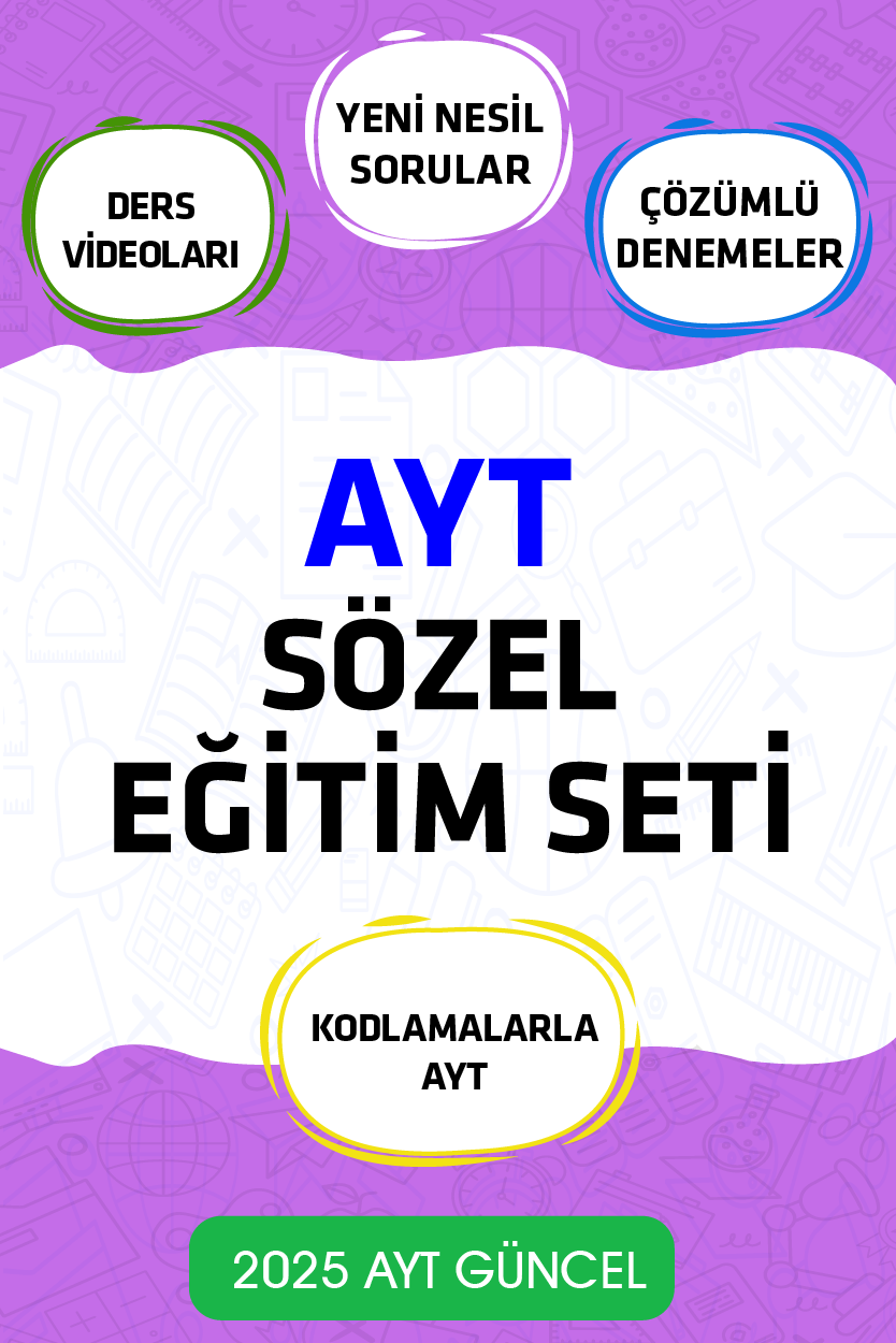 Ayt Sözel Eğitim Seti