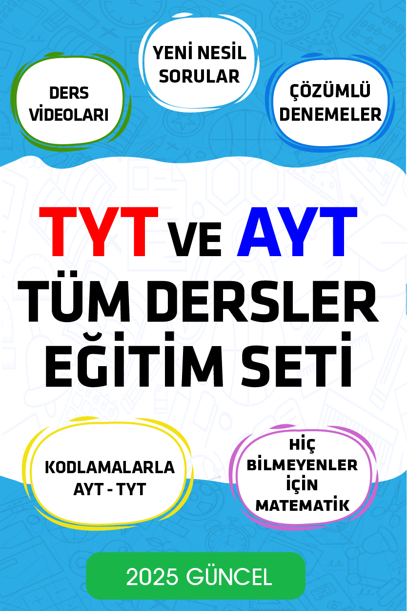 Tyt Ve Ayt Tüm Dersler Eğitim Seti