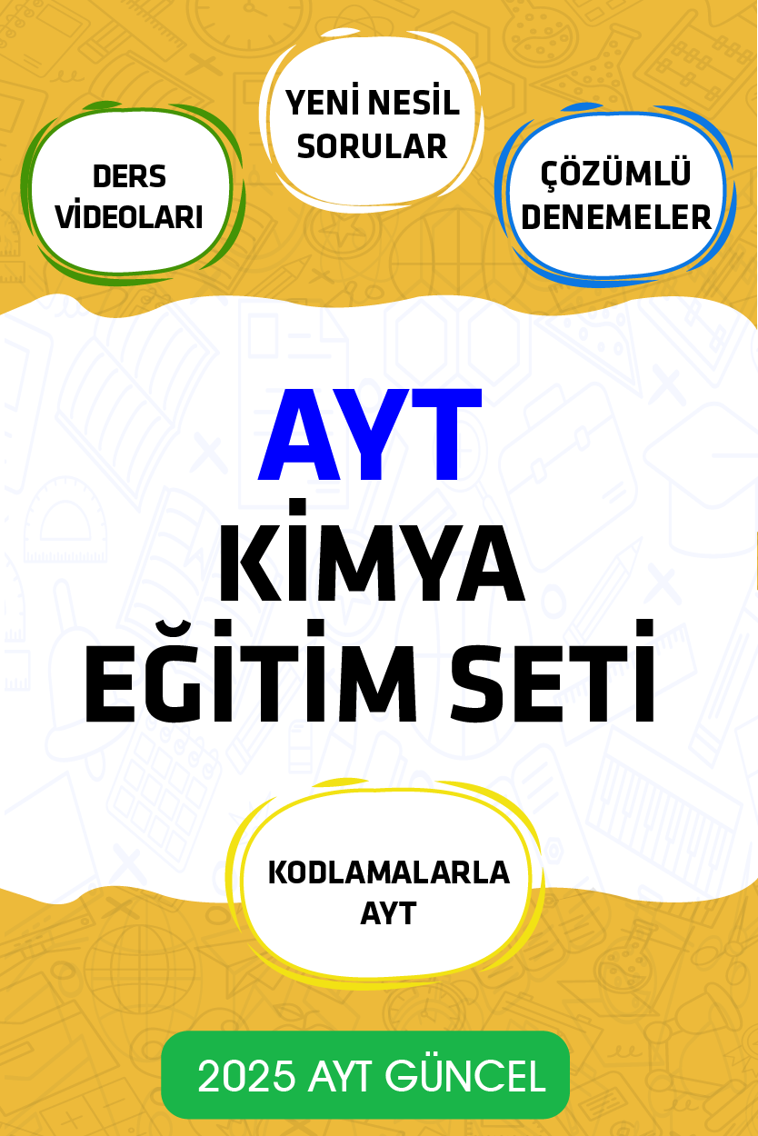 Ayt Kimya Eğitim Seti