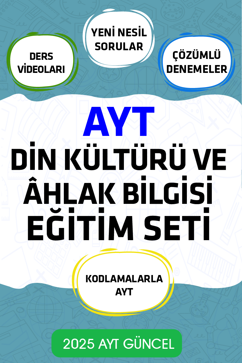 Ayt Din Kültürü Ve Ahlak Bilgisi Eğitim Seti